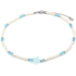 Kinderketting K3 Zeesterren wit/blauw