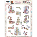 3D Push Out - Yvonne Creations - Wedding - Wedding Cakes