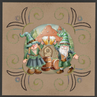 Stitch and Do on Colour 014 - Yvonne Creations - Graceful Flowers