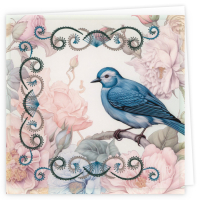 Stitch and Do Cards 001 - Blue Birds