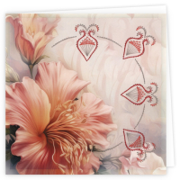 Stitch and Do Cards 002 - Red Flowers