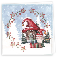 Stitch and Do Cards 004 - Yvonne Creations - Gnomes for Christmas