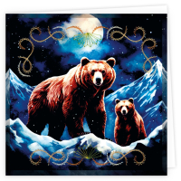 Stitch and Do Cards 008 - Berries Beauties - Grizzly