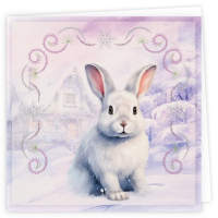 Stitch and Do Cards 009 - Berries Beauties - Rabbits