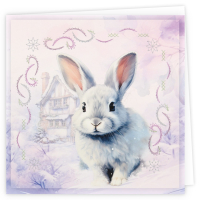 Stitch and Do Cards 009 - Berries Beauties - Rabbits