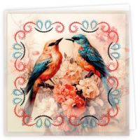 Stitch and Do Cards 012 - Berries Beauties - Beautiful Birds