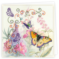 Stitch and Do Cards 013 - Berries Beauties - Butterflies