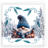 Stitch and Do Cards 020- Gnomie Christmas