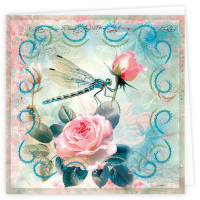 Stitch and Do Cards 026 - Berries Beauties - Dragonflies