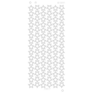 Stickervel: Stars Platinum - goud