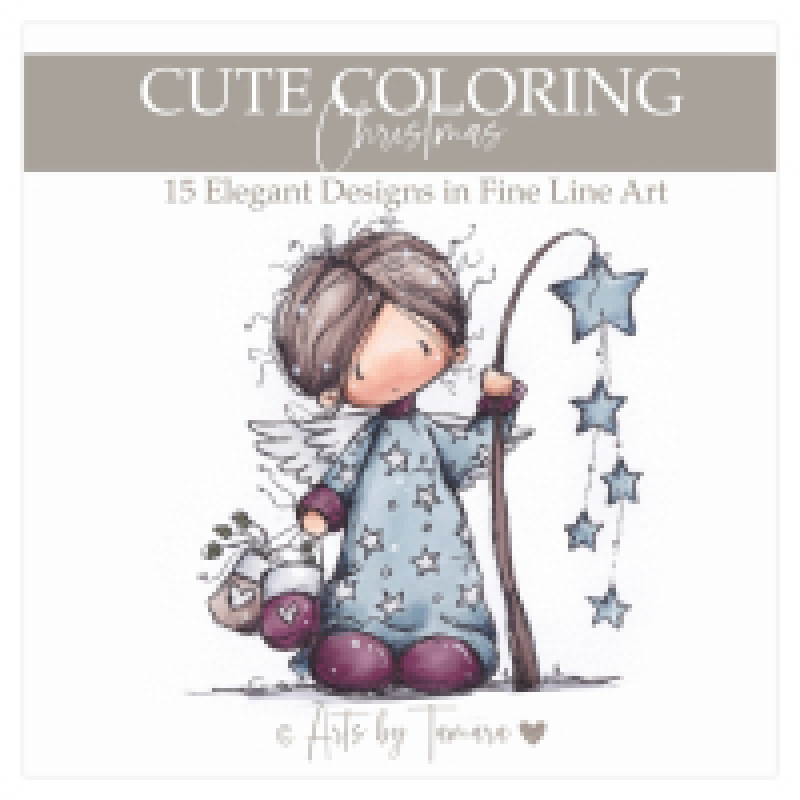  Kleurboek: Arts by Tamara - Cute Coloring - Christmas