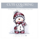 Kleurboek: Arts by Tamara - Cute Coloring - Winter
