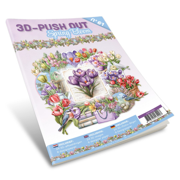 3D Push Out Book 61 - Spring Bloom