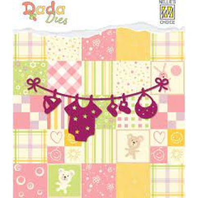 Nellie Snellen • Dada Baby Dies Baby Serie Clothes Line