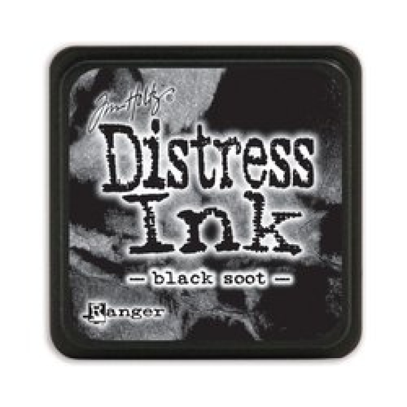 Mini Distress ink: Black soot