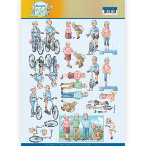 3D knipvel Sheet -Yvonne Creations - Bewegen Active Life