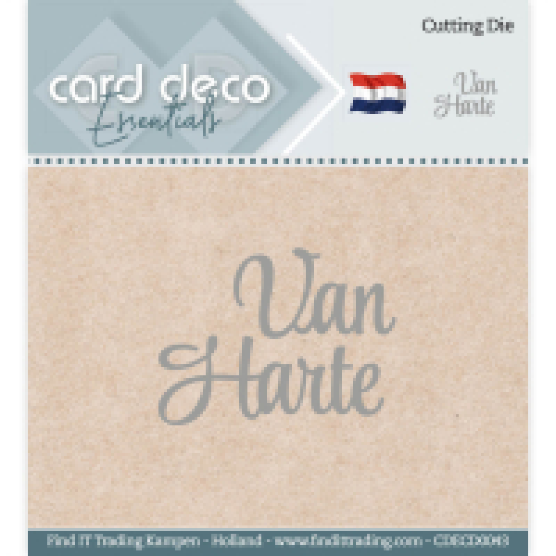 Card Deco Essentials - Dies - Van Harte