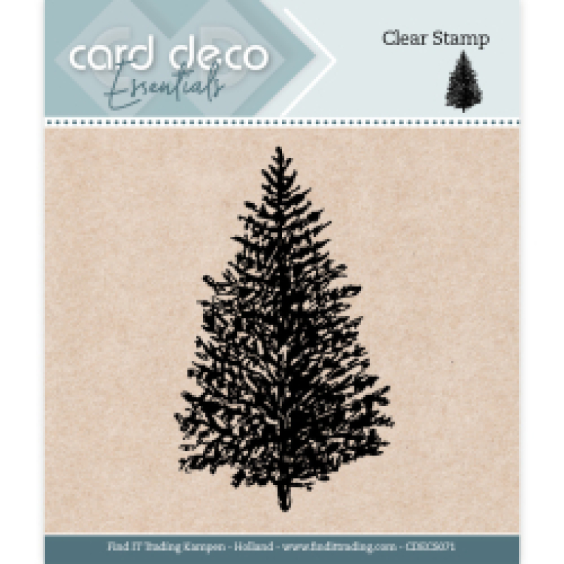 Card Deco Essentials - Clear Stamps - Christmas tree