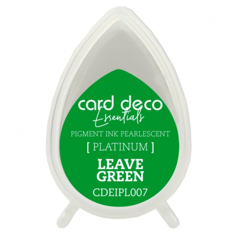 Card Deco Essentials Fast-Drying Pigment Ink Pearlescent leave green