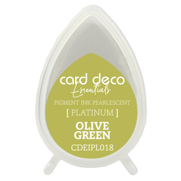 Card Deco Essentials Fast-Drying Pigment Ink Pearlescent olive green