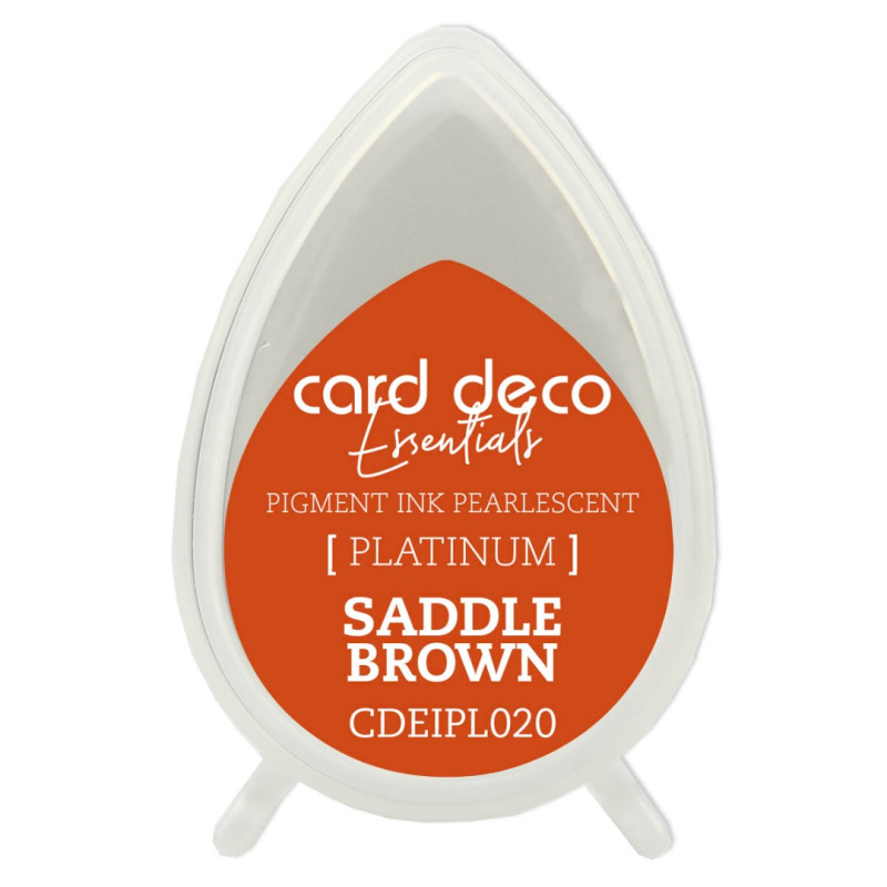 Card Deco Essentials Fast-Drying Pigment Ink Pearlescent saddle brown