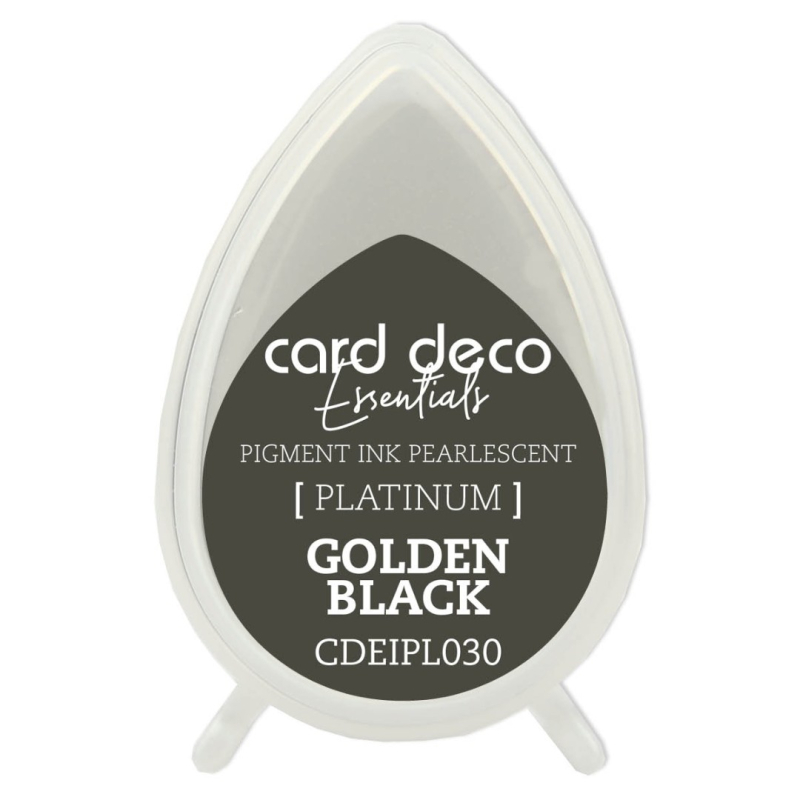Card Deco Essentials Fast-Drying Pigment Ink Pearlescent golden black