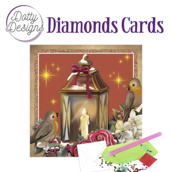 Dotty Designs Diamond Cards - christmas lantarn 1043