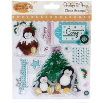 Docraft- 6x6 clear stamps christmas