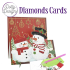 D0tty Design® - Set van 4 diamond painting easel kerstkaarten 