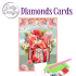 D0tty Design® - Set van 5 diamond painting kaarten 10x15cm (set 27 bloemen)