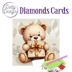 Dotty Designs Diamonds Cards - Teddy 1 ( 1187)