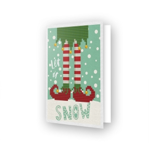 Diamond Dotz® - Greeting Card LET IT SNOW