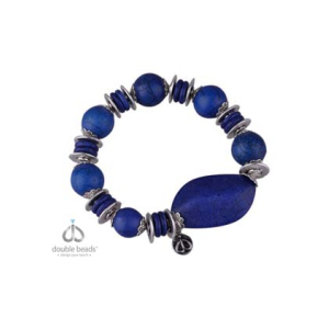 DIY armband donkerblauw