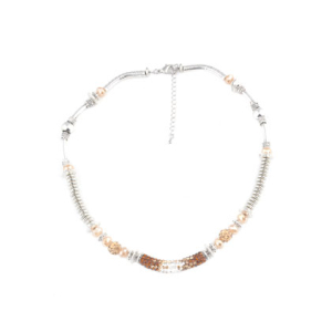 DIY ketting bruin/beige