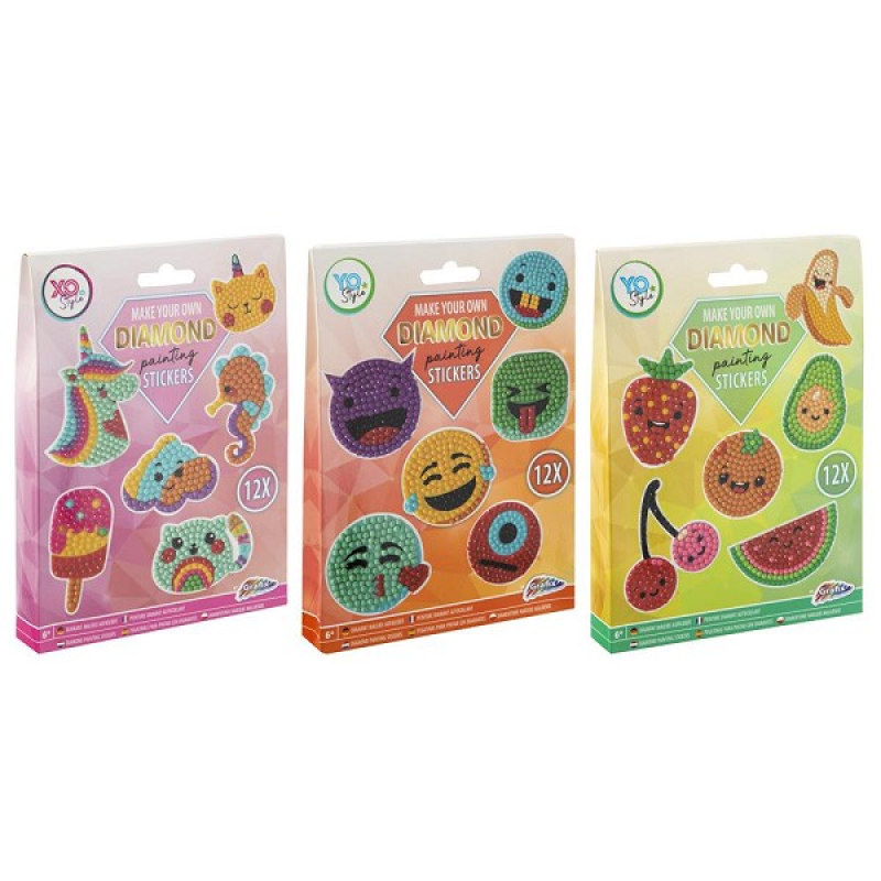 Diamond Painting Stickers Maken geel