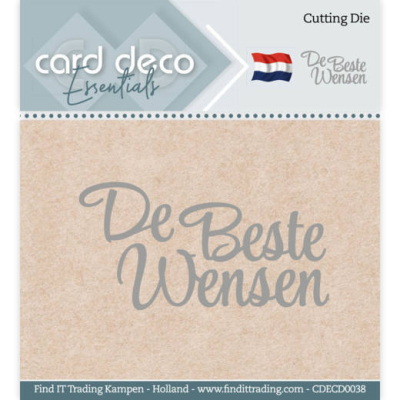 Card Deco Essentials - Cutting Dies - De Beste Wensen