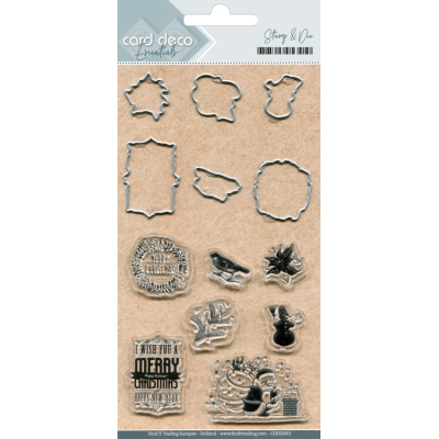 Clear stamps & Cutting Die 001