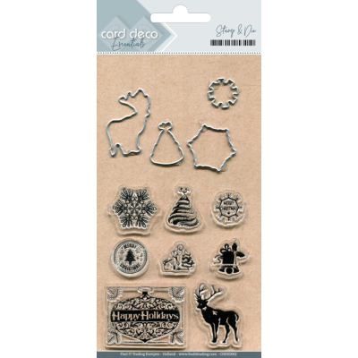 Clear stamps & Cutting Die 002