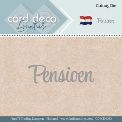 Card Deco Essentials - Dies - Pensioen