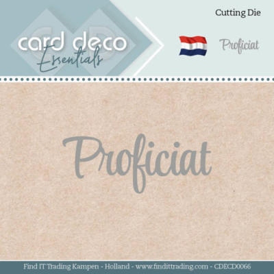 Card Deco Essentials - Dies - Proficiat
