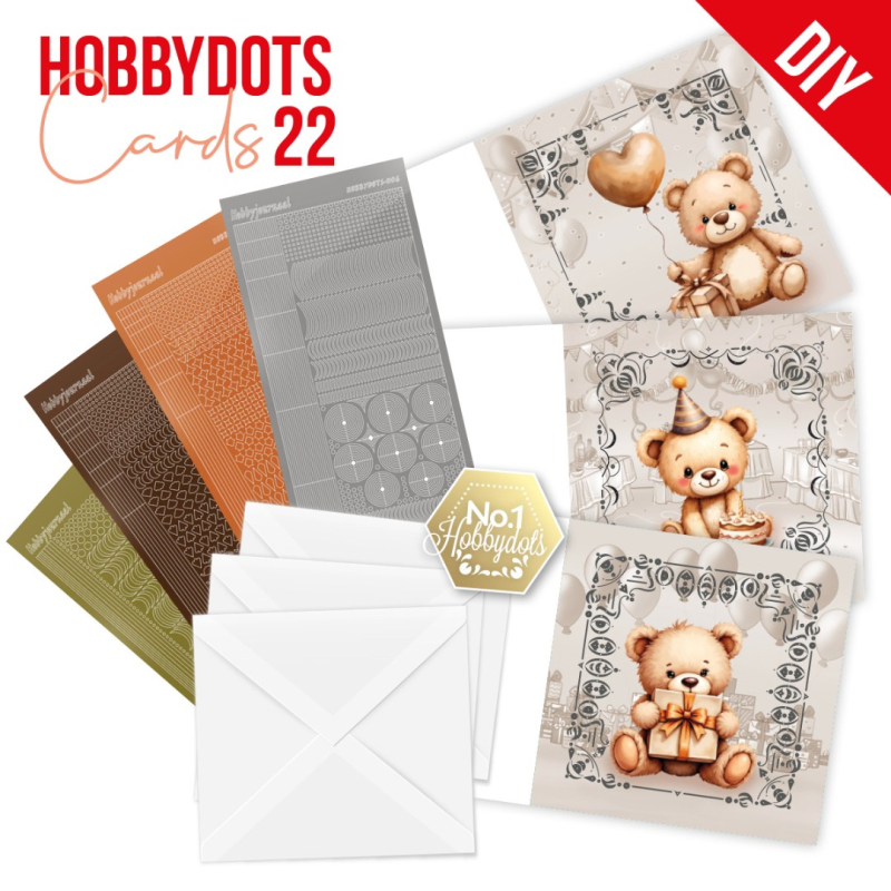 Dot And Do Cards  22 - Berries Beuties - Teddy