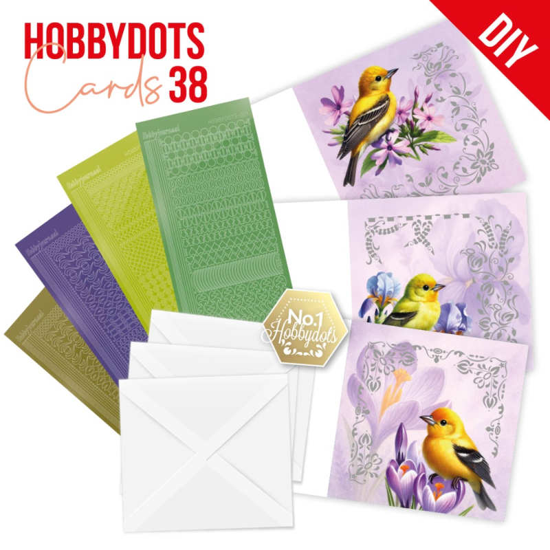 Dot And Do Cards  38  - Spring Birds