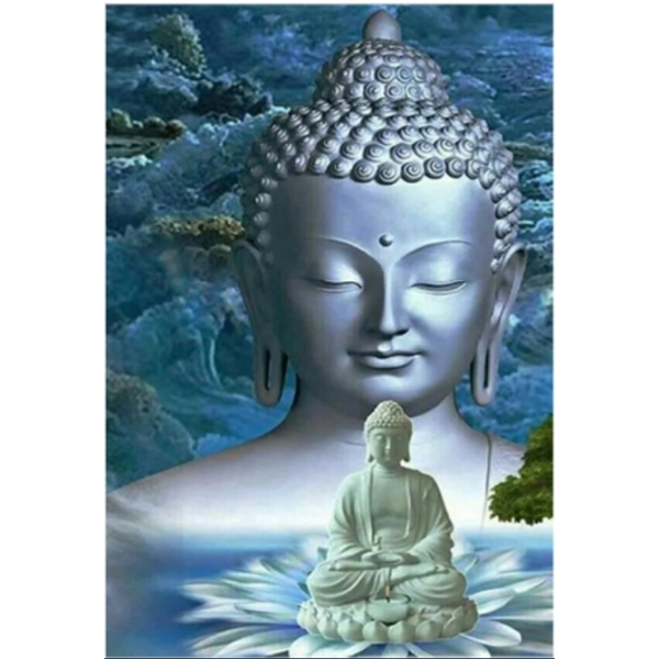 Damond painting canvas 40x30cm, painting 35x25cm: buddha