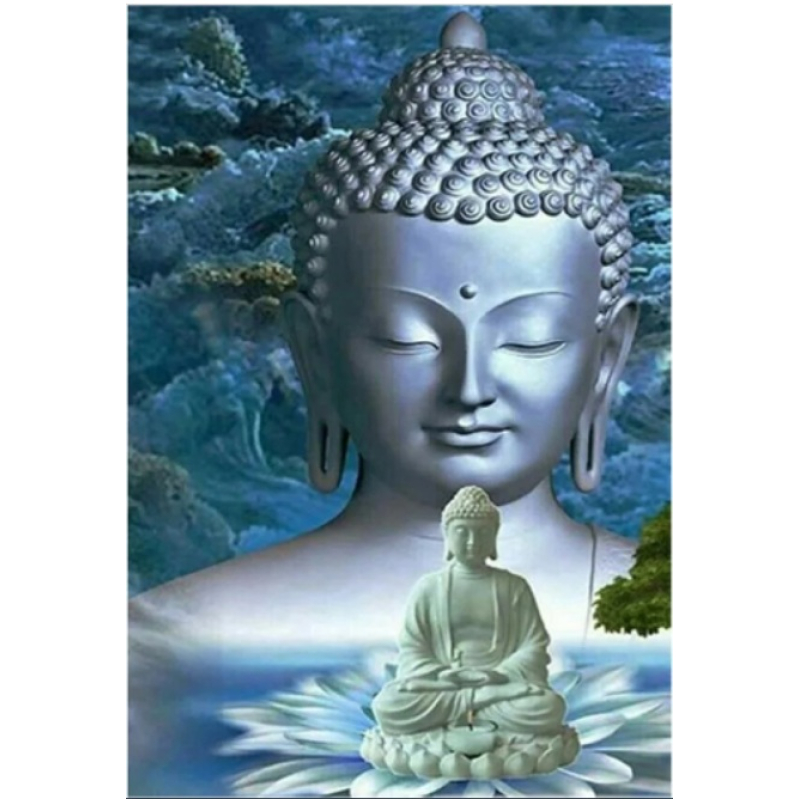Damond painting canvas 40x30cm, painting 35x25cm: buddha