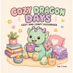 Findit Color - Coloring Book - Cozy Dragon Days ( leverbaar vanaf donderdag 11 juni)
