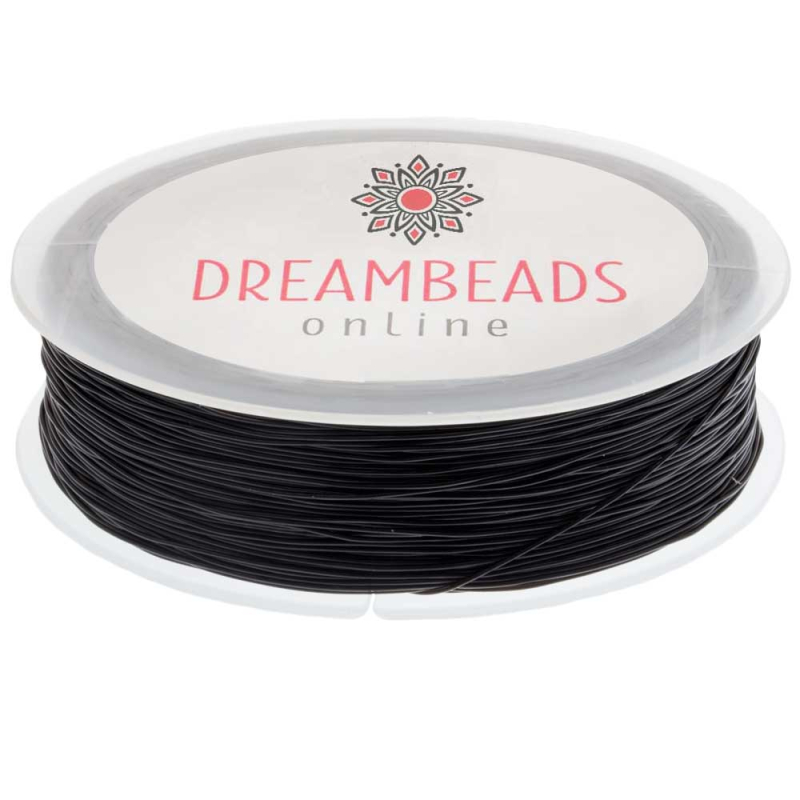 Top Kwaliteit Elastiek (0,8 mm) Black (35 Meter)