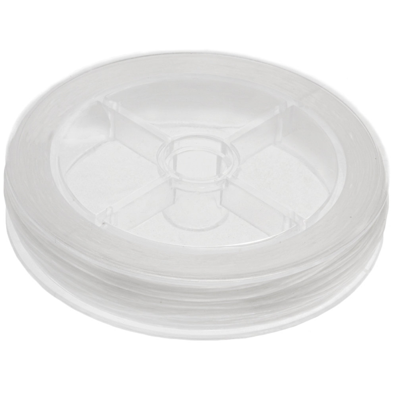 Elastiek (1 mm) Transparant (25 Meter)