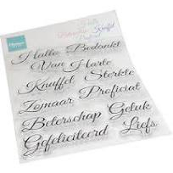 Marianne Design •Clear Stamps & Dies Elegante Wensen