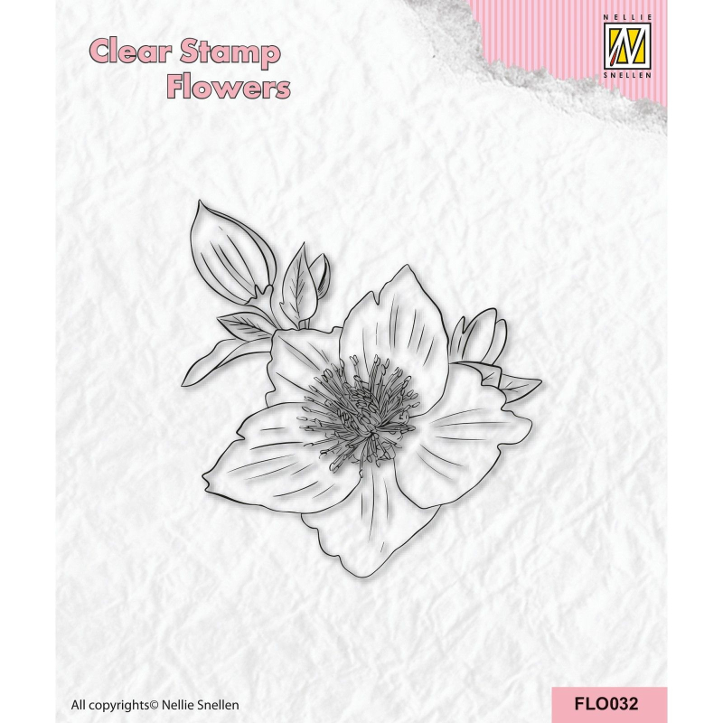 Nellie Snellen • Flower Clear Stempels Helleborus