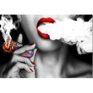 Damond painting canvas 40x30cm, painting 35x25cm: Smoke